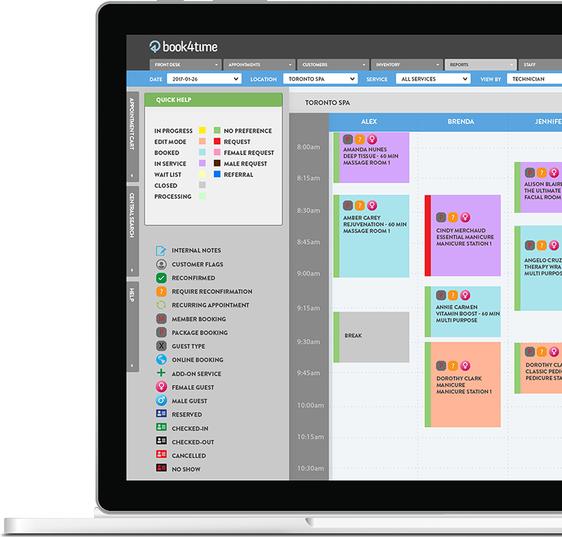 Appointment Booking Software for Spas & Salons Appointment Booking Software for Spas & Salons
