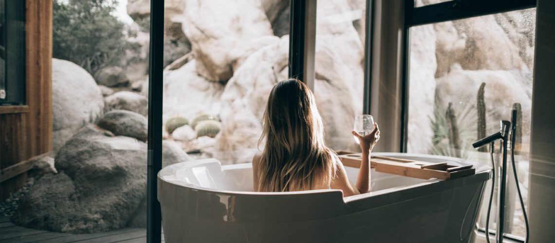 girl in bathtub
